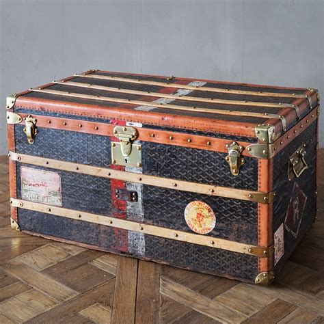 goyard trunks ebay|vintage goyard trunk.